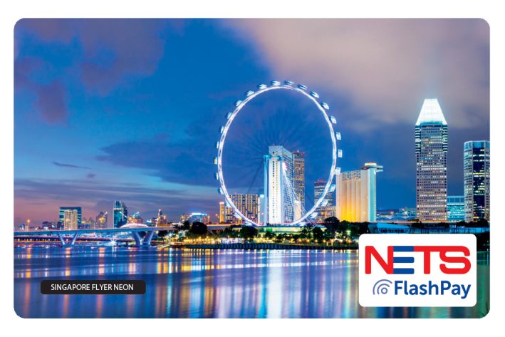 Singapore Flyer Neon NETS FlashPay Card