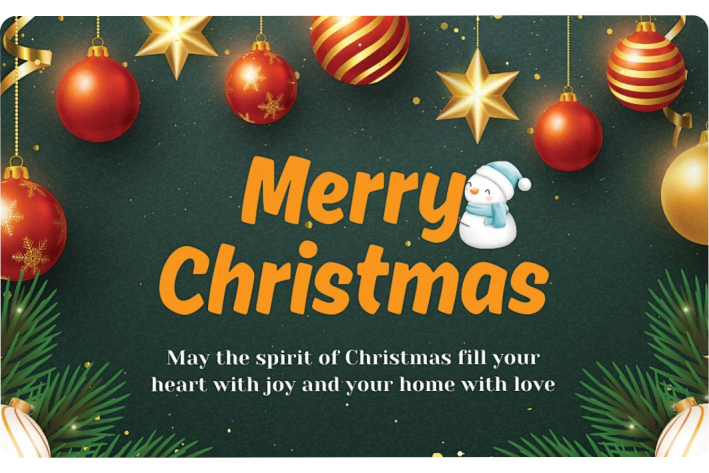 GREEN CHRISTMAS 2025 EZLINK CARD