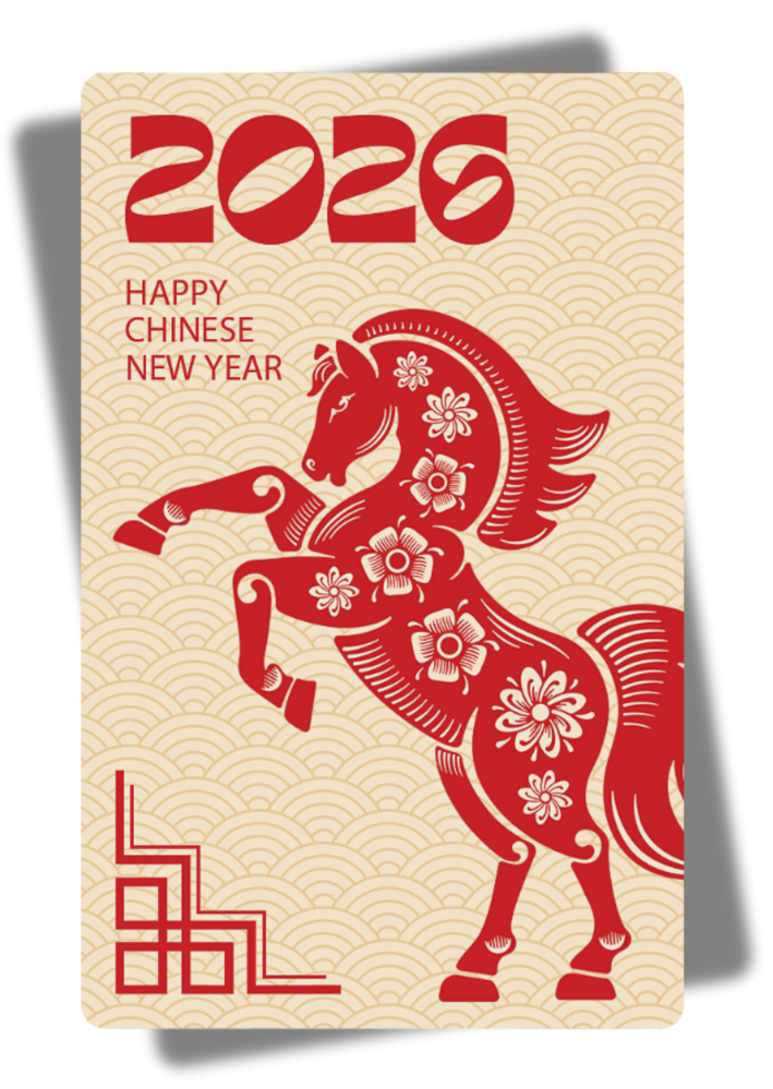 Chinese New Year Fire Horse Ezlink Card