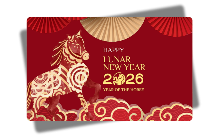 Chinese New Year Peaceful Horse Ezlink Card