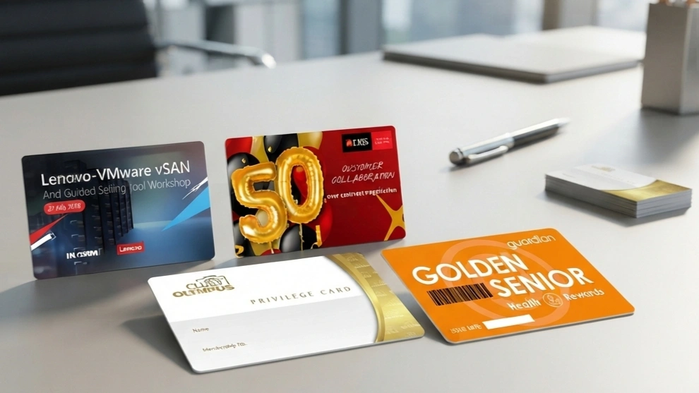 Customised corporate smart card for branding in Singapore