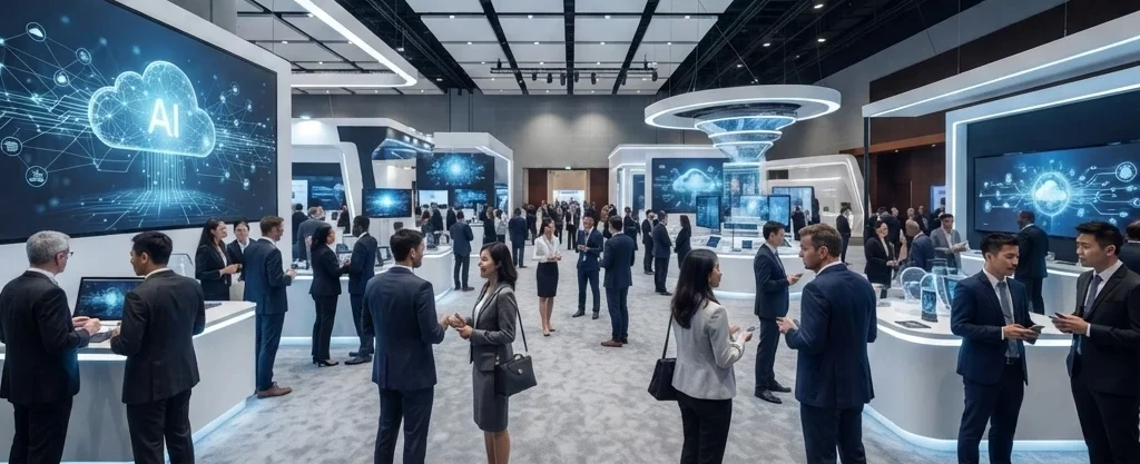 Technology conference atmosphere at Tech Week Singapore 2026