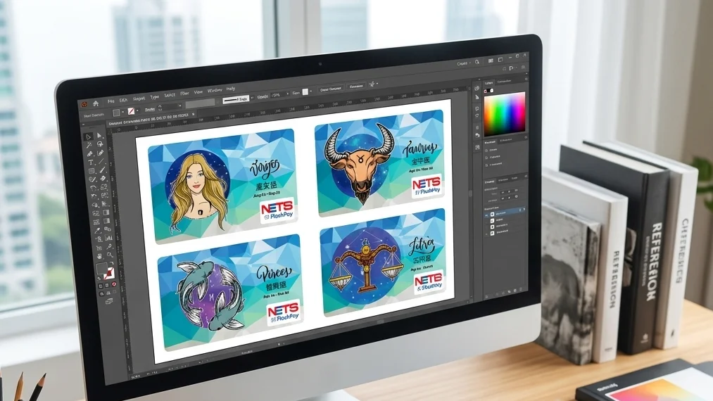 Preparing artwork for a customised smart card design